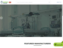Tablet Screenshot of doctorsbazaar.com